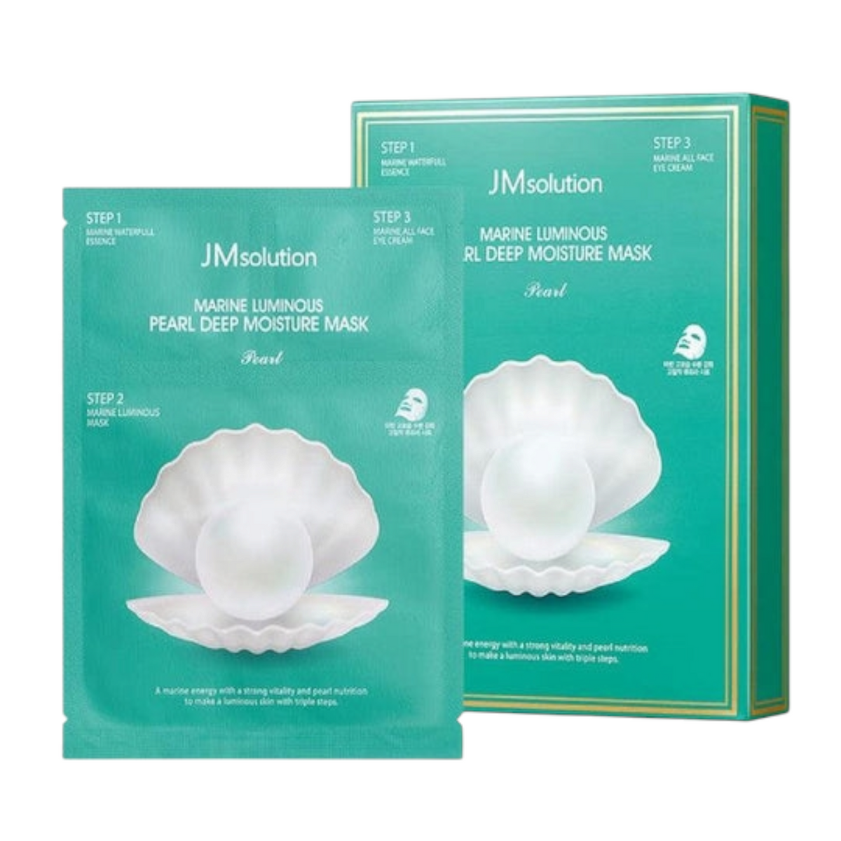 Masque Hydratant à la Perle Marine (1 masque, 3 compartiments )