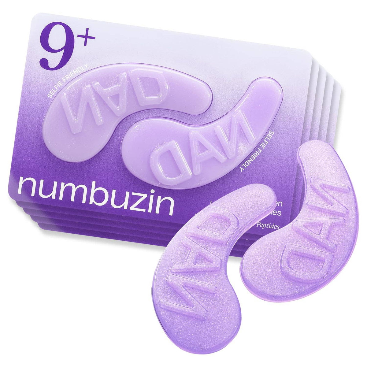 NUMBUZIN No.9 NAD+ patchs sous les yeux au collagène, lot de 5 paires